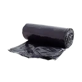 Victoria Bay Can Liner 24X23 IN 10 GAL Black LLDPE 0.65MIL Roll 500/Case