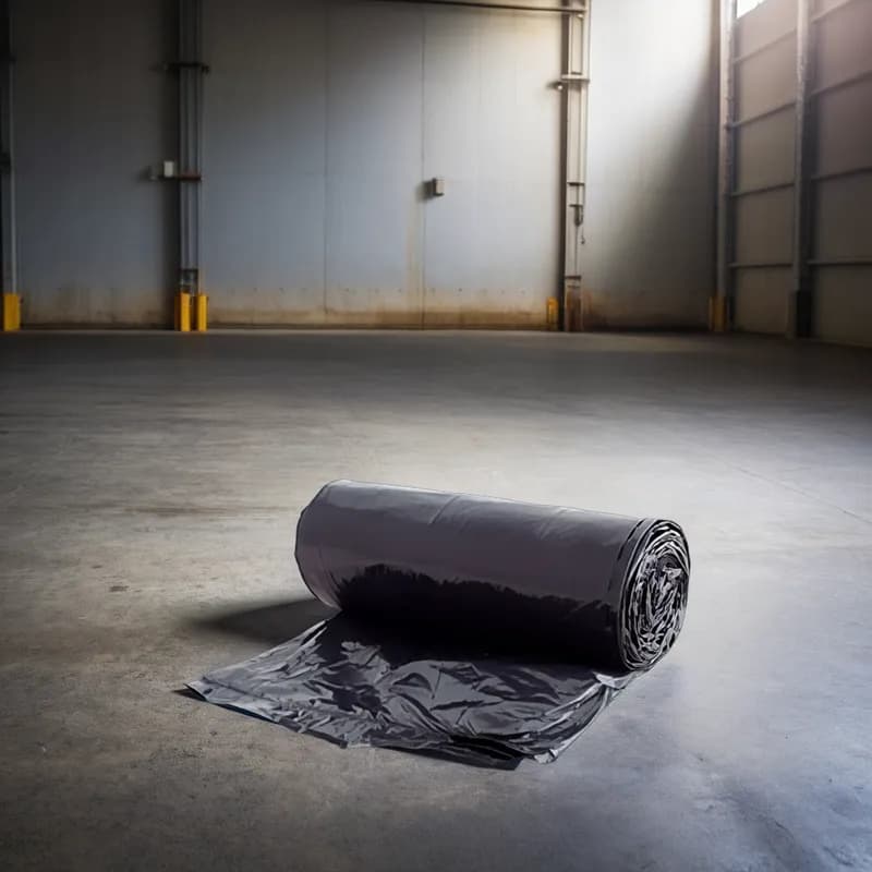 Victoria Bay Can Liner 30X36 IN 20-30 GAL Black LLDPE 1.2MIL Roll 150/Case