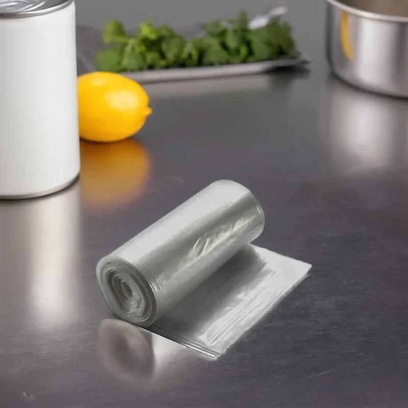 Victoria Bay Can Liner 38X58 IN 60 GAL Clear LLDPE 1.25MIL Roll 100/Case