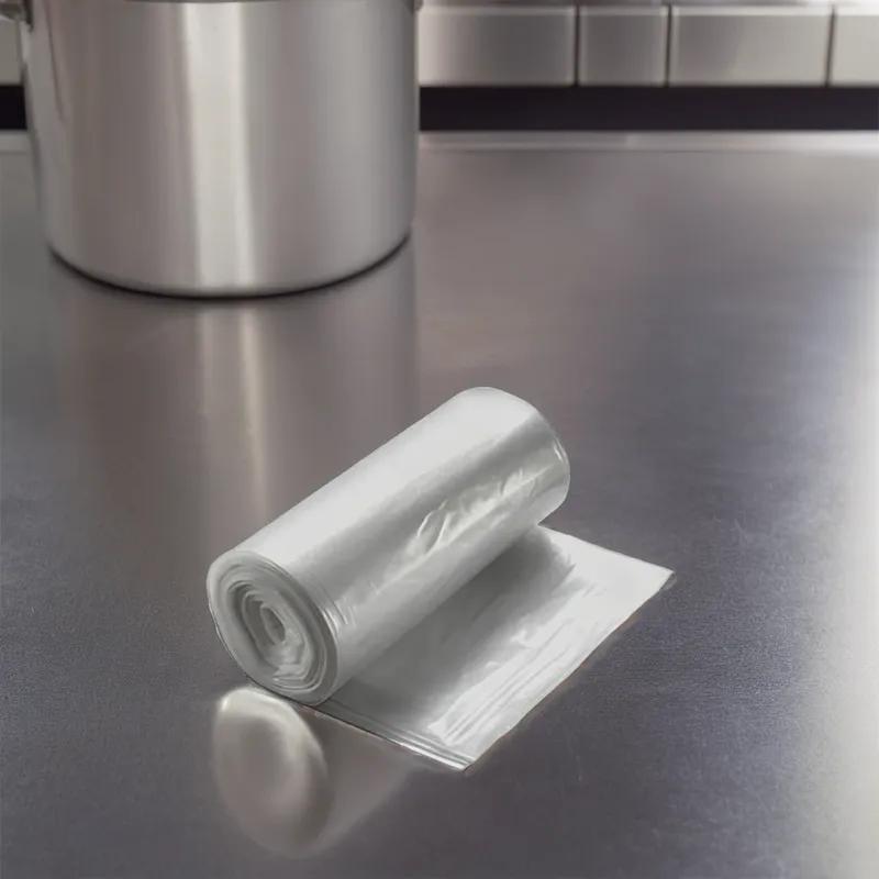 Victoria Bay Can Liner 38X58 IN 60 GAL Clear LLDPE 1.5MIL Roll 100/Case