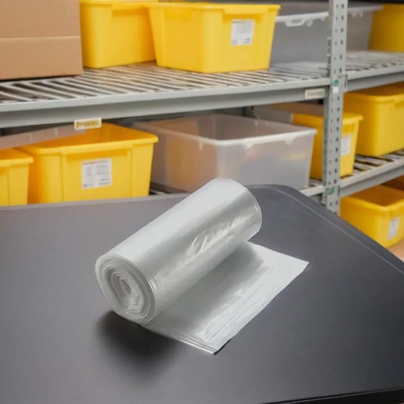 Victoria Bay Can Liner 40X46 IN 40-45 GAL Clear LLDPE 1.25MIL Roll 100/Case