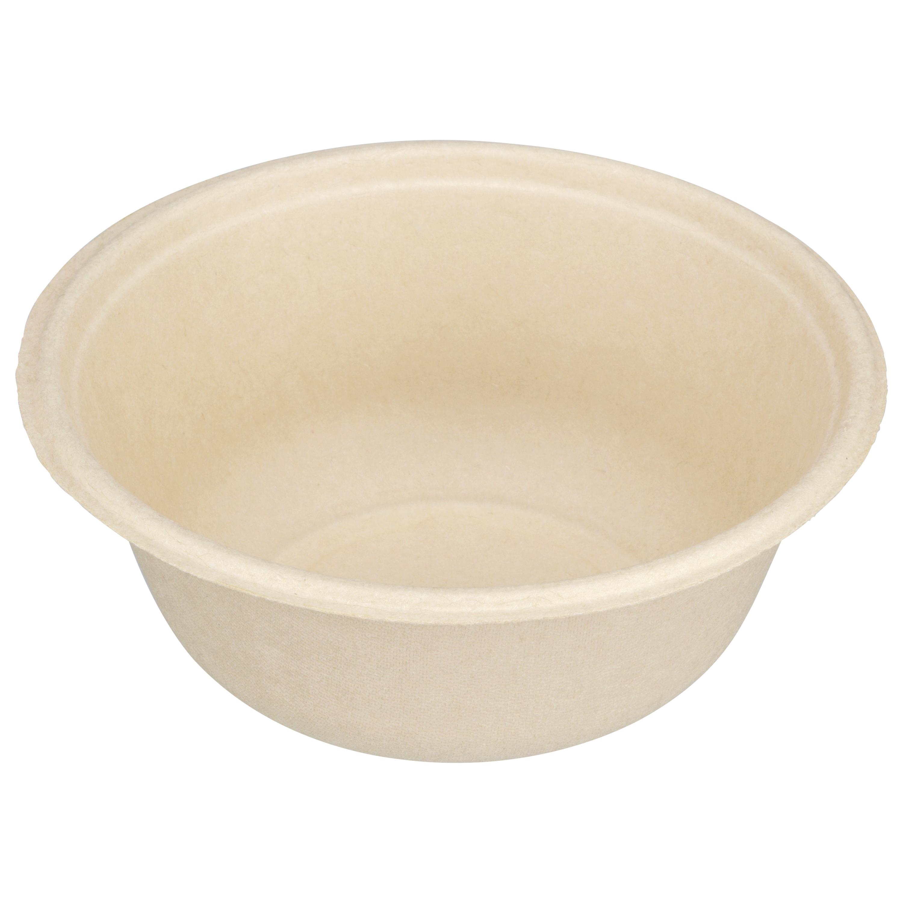 Bowl 48 OZ Pulp Fiber Natural Round 300/Case