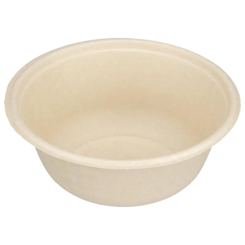 Bowl 48 OZ Pulp Fiber Natural Round 300/Case