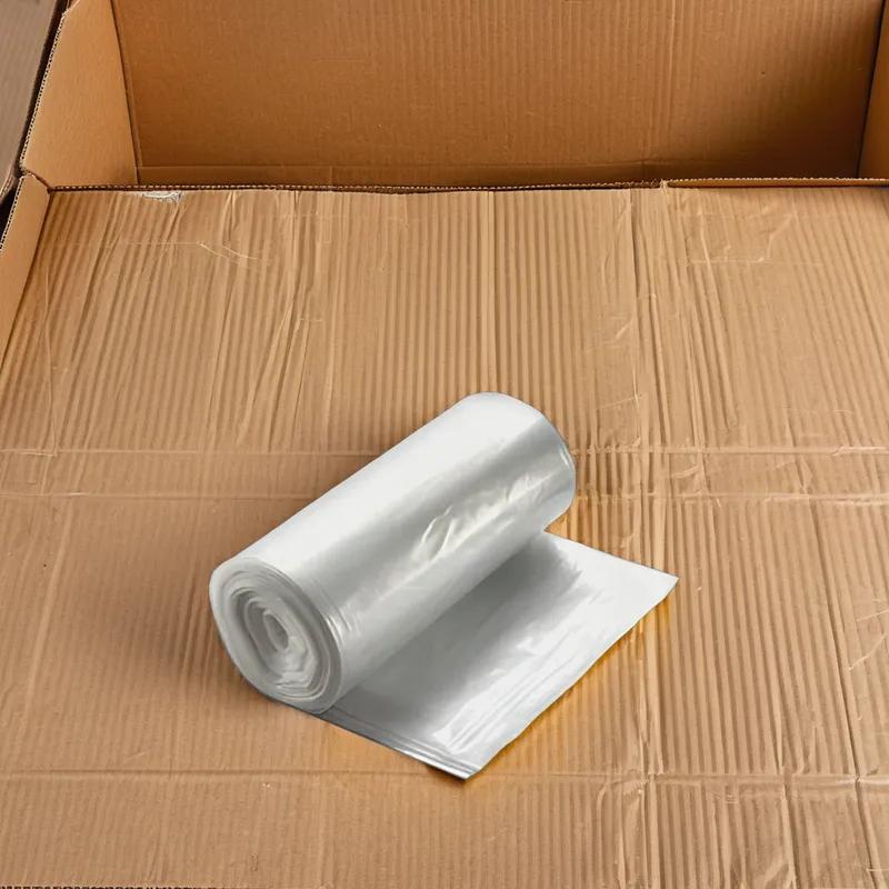Victoria Bay Can Liner 33X39 IN 33 GAL Clear LLDPE 0.65MIL Roll 250/Case