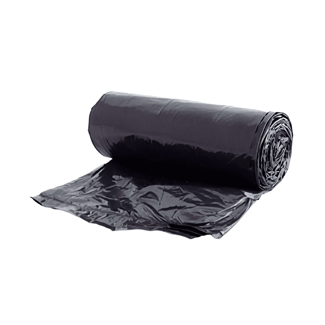 Victoria Bay Can Liner 38X58 IN 60 GAL Black LLDPE 2.8MIL Roll 75/Case