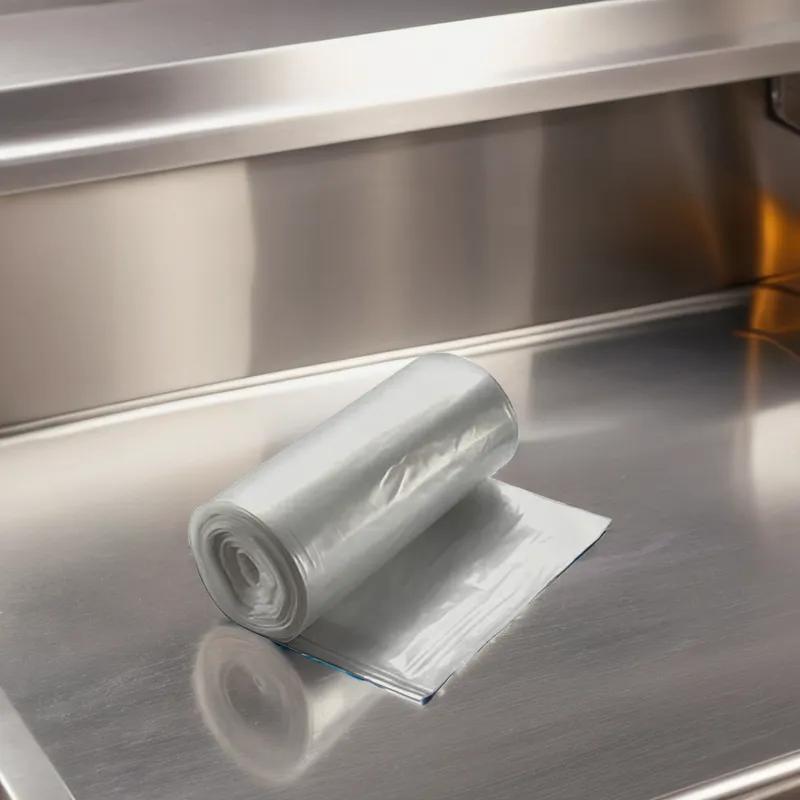 Victoria Bay Can Liner 24X23 IN 10 GAL Clear LLDPE 0.65MIL Roll 500/Case