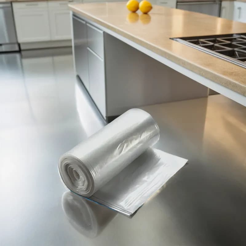 Victoria Bay Can Liner 24X23 IN 10 GAL Clear LLDPE 1MIL Roll 500/Case