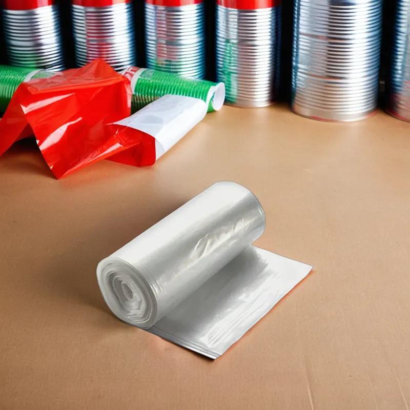 Victoria Bay Can Liner 38X58 IN 60 GAL Clear LLDPE 1MIL Roll 100/Case