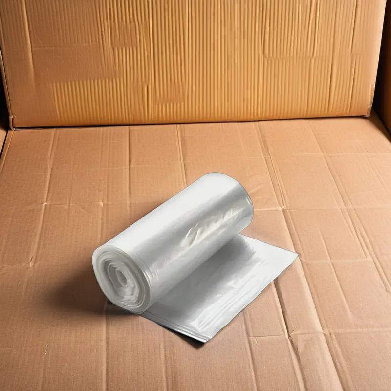 Victoria Bay Can Liner 40X46 IN 40-45 GAL Clear LLDPE 0.65MIL Roll 150/Case