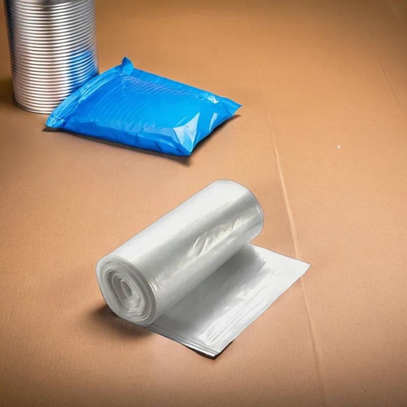 Victoria Bay Can Liner 40X46 IN 40-45 GAL Clear LLDPE 0.65MIL Roll 150/Case