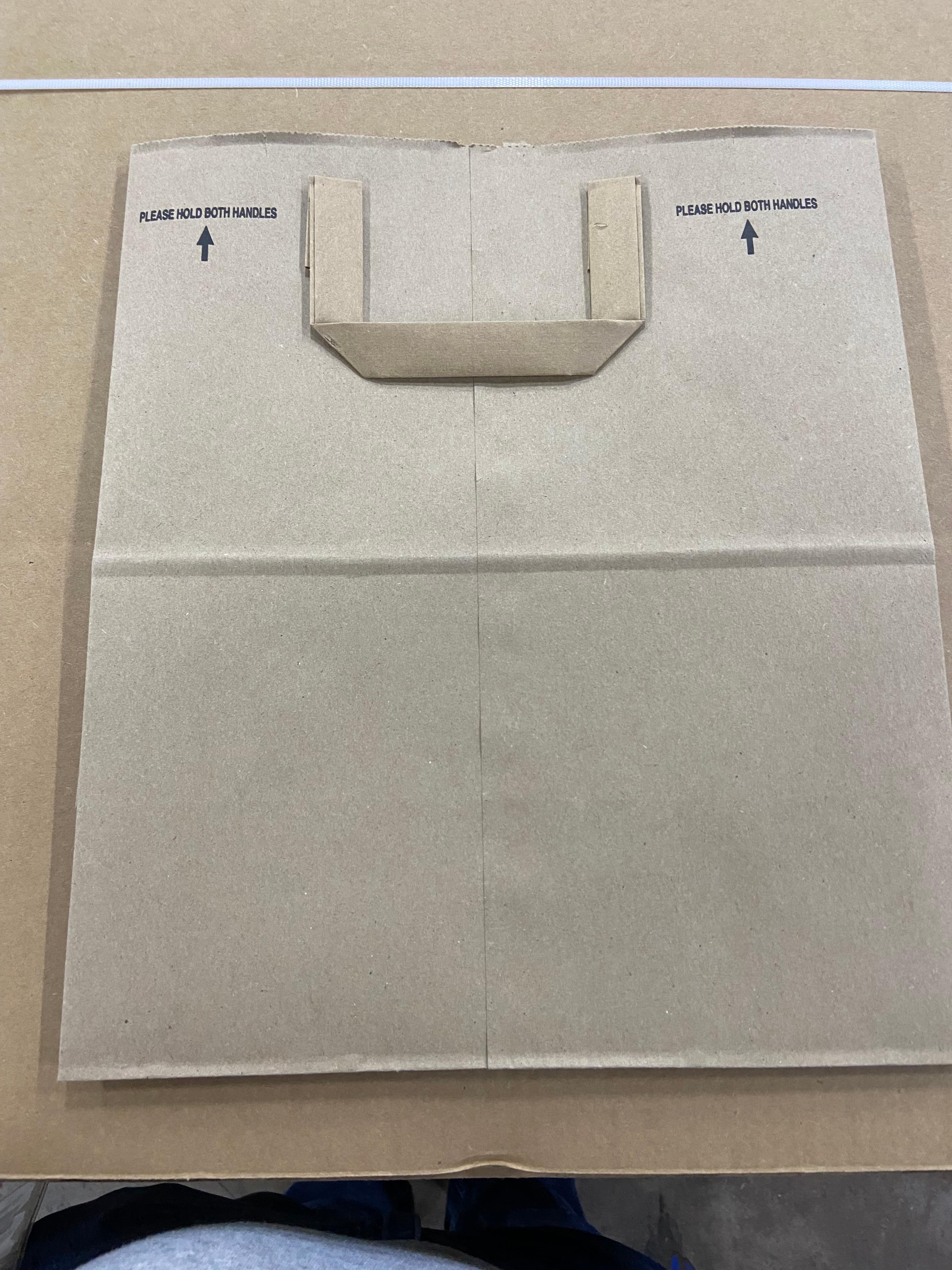 Bag Recycled Paper 1/7 Handles Up Sack With Handle 300/Bundle
