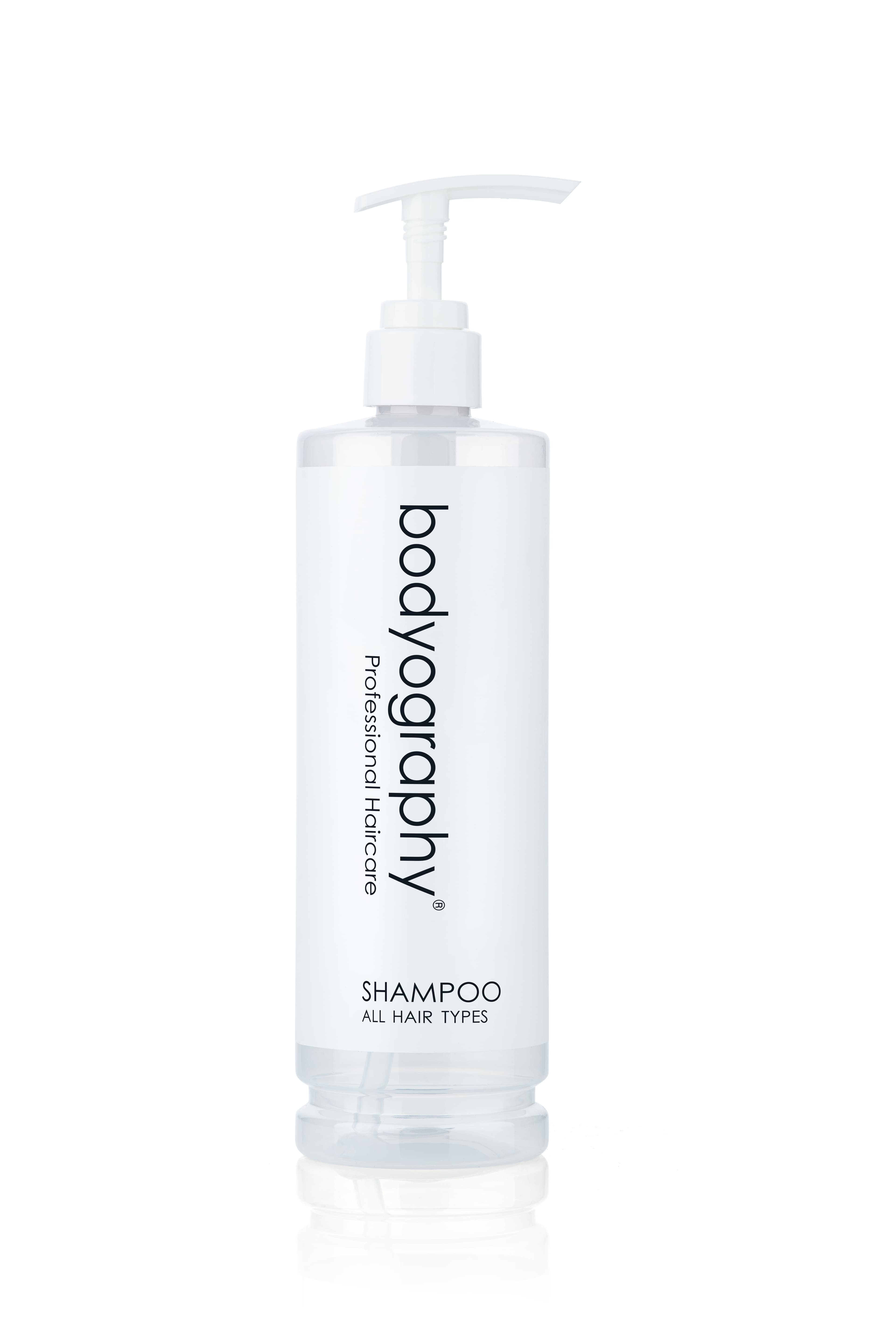 Bodyography®blanc Hair Shampoo 13.5 FLOZ Vanilla Sea Salt Vanilla Bourbon White Tea Ginger Pump 20/Case