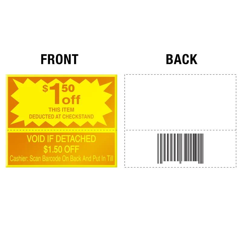 Gotts Grocery $1.50 Coupon Label UPC 250/Roll