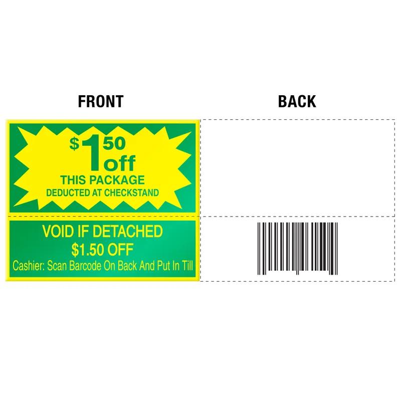 Gotts Produce $1.50 Coupon Label UPC 250/Roll