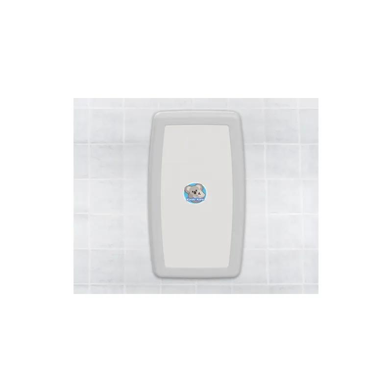 Koala Kare Baby Changing Table Surface Mount 20.75X35.88 IN White Granite PP Standard Vertical 1/Each