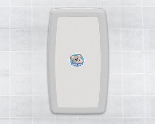 Koala Kare Baby Changing Table Surface Mount 20.75X35.88 IN White Granite PP Standard Vertical 1/Each