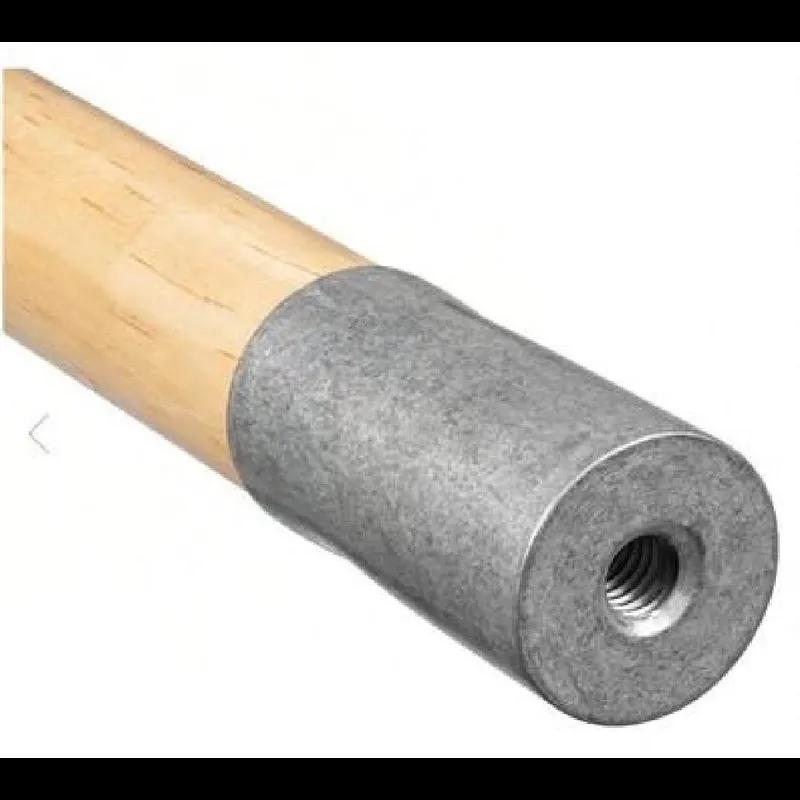 Mop Handle 0.937X60 IN Wood Threaded Lacquered 1/Each