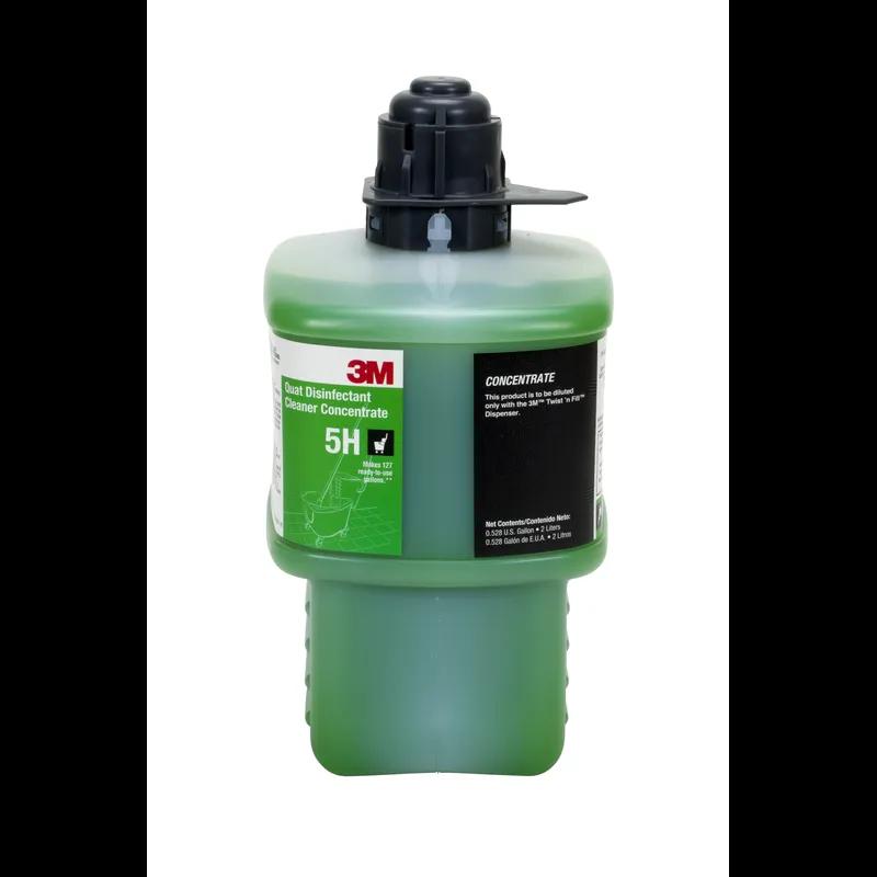 3M™ 5H Pleasant Scent One-Step Disinfectant 2 L Multi Surface Concentrate Quat No Rinse 1/Box