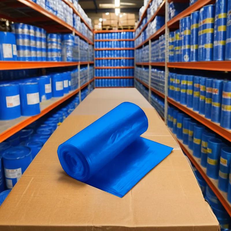 Can Liner 28X44 IN Blue 150/Case