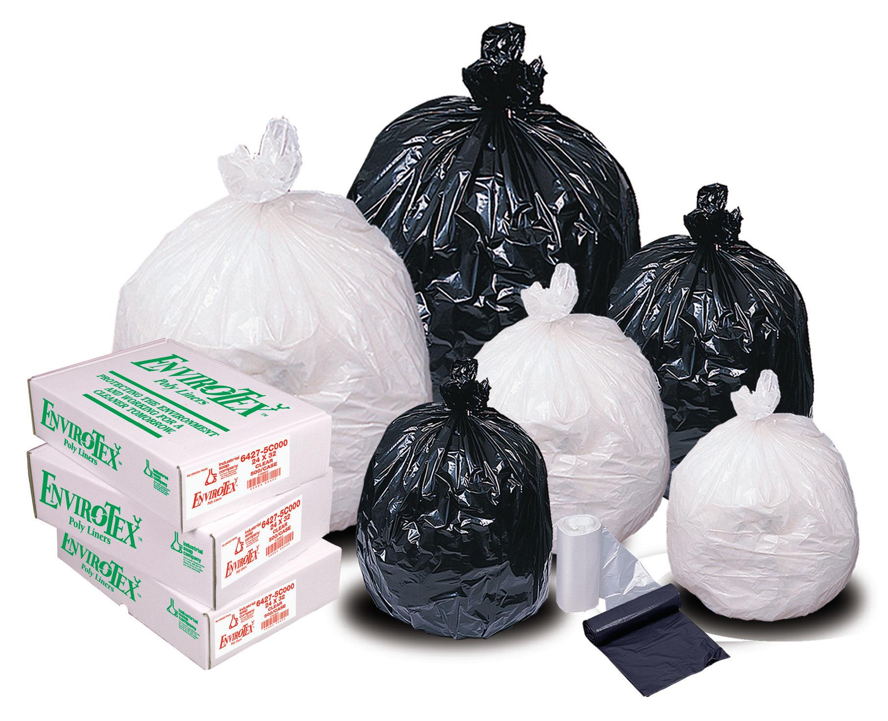 Liner 55X50 IN Black Flat Pack 60/Case