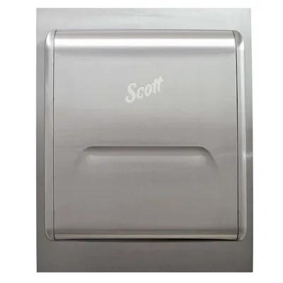 Scott® Pro Paper Towel Dispenser Stainless Steel Wall Mount Silver Recessed Housing with Trim Panel 1/Each