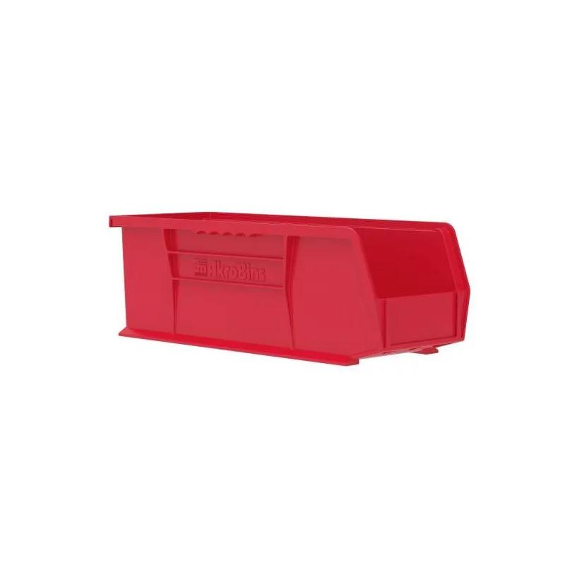 AkroBin Storage Bin 14.75X5.5X5 IN 50 LB Red Plastic 50# 12 Count/Case