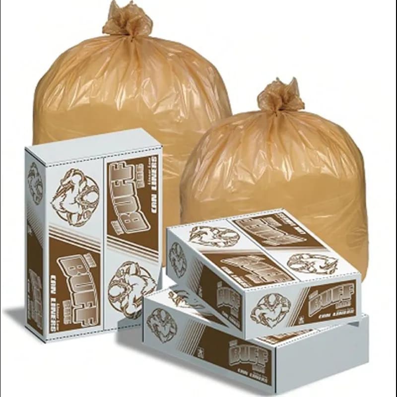 Liner 38X58 IN Buff 1.1MIL Star Seal Poly Perforated Roll 100/Case