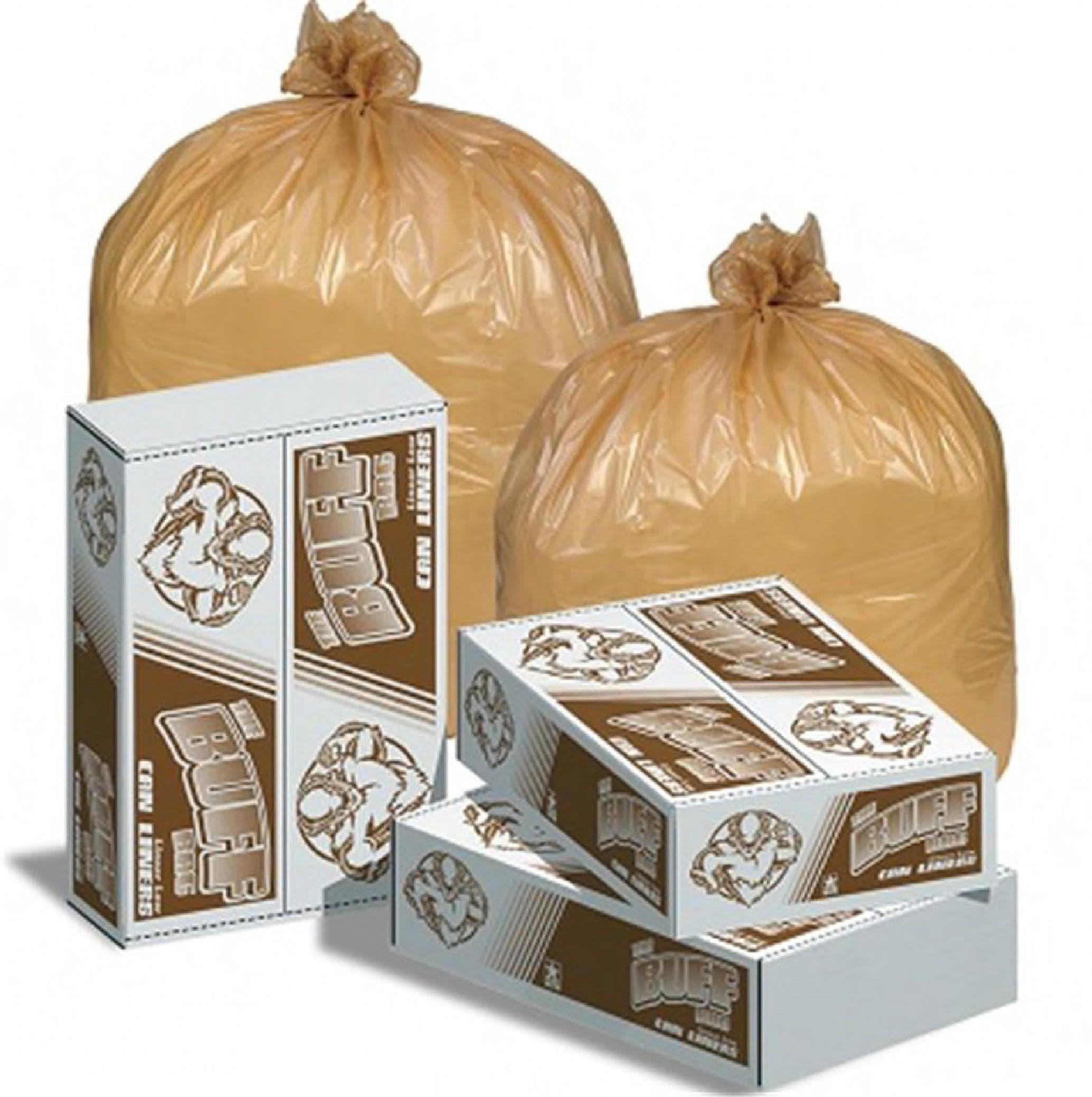 Liner 38X58 IN Buff 1.1MIL Star Seal Poly Perforated Roll 100/Case