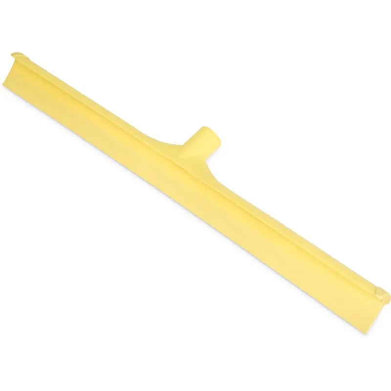 Sparta® Squeegee 24 IN Thermoplastic Rubber Polypropylene (PP) Yellow Single Blade 6/Case
