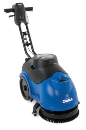 Clarke® MA50 Floor Scrubber 30X20X21.7 IN 15IN Blue Black 12v Walk Behind Battery On-Board Charger Pad 33Ah 1/Each