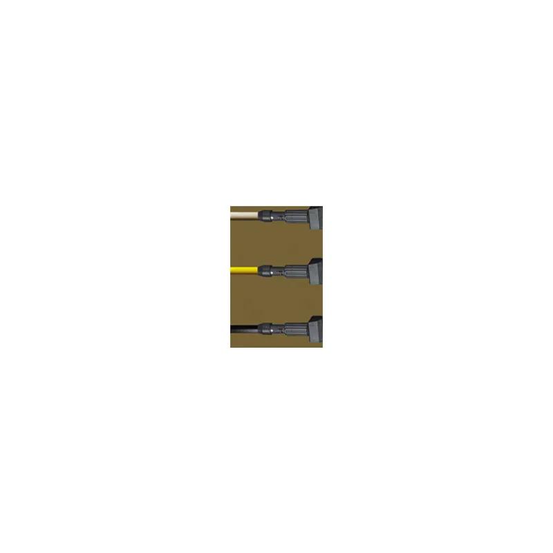 Handle 54X1.13 IN Natural Black Wood Plastic 1/Each