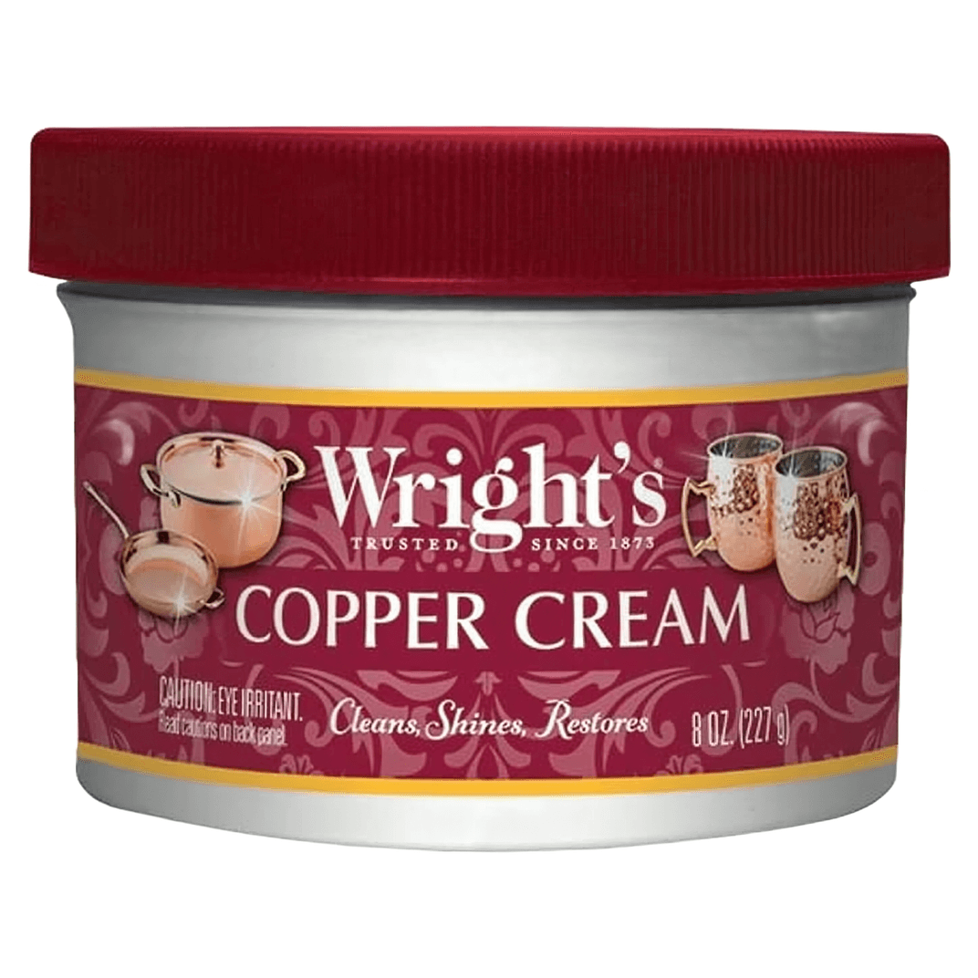 Wright's Copper Cream Fragrance Free Copper Polish 8 OZ Cream 3/Pack