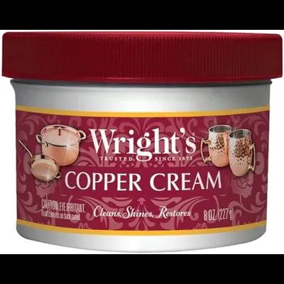 Wright's Copper Cream Fragrance Free Copper Polish 8 OZ Cream 3/Pack