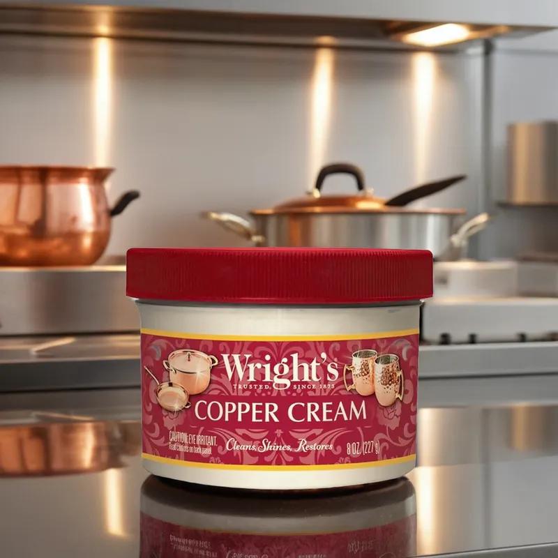 Wright's Copper Cream Fragrance Free Copper Polish 8 OZ Cream 3/Pack
