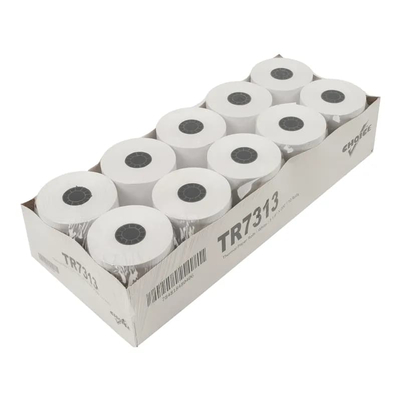 Register Tape Roll 3.13IN X200FT 1PLY White Thermal 10 Count/Pack 3 Packs/Case 30 Count/Case