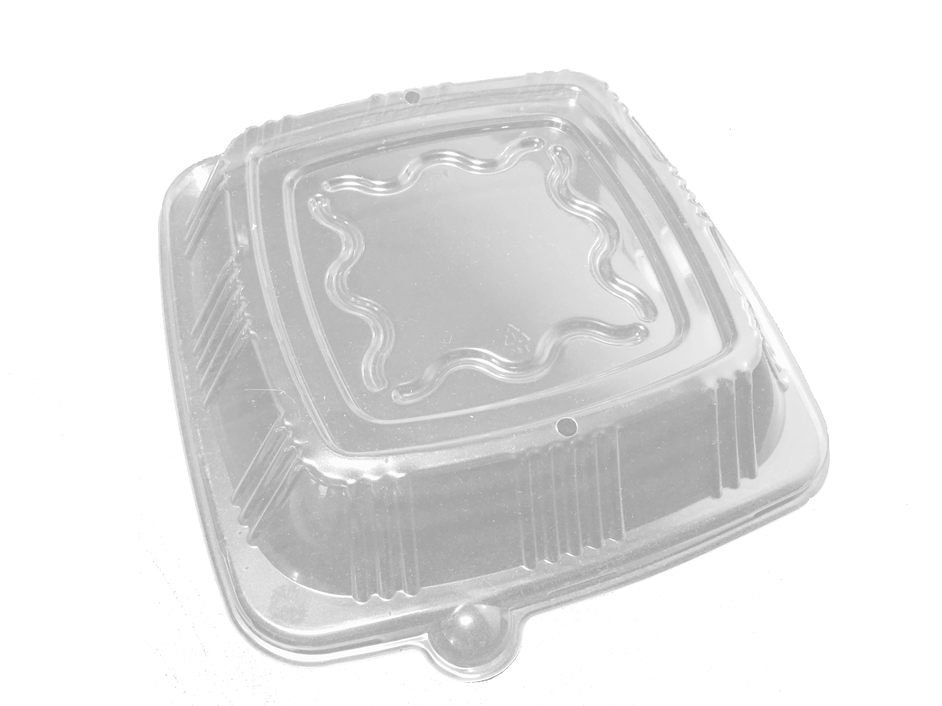 Lid Clear Square For 24 OZ Bowl Freezer Safe 75 Count/Pack 4 Packs/Case 300 Count/Case