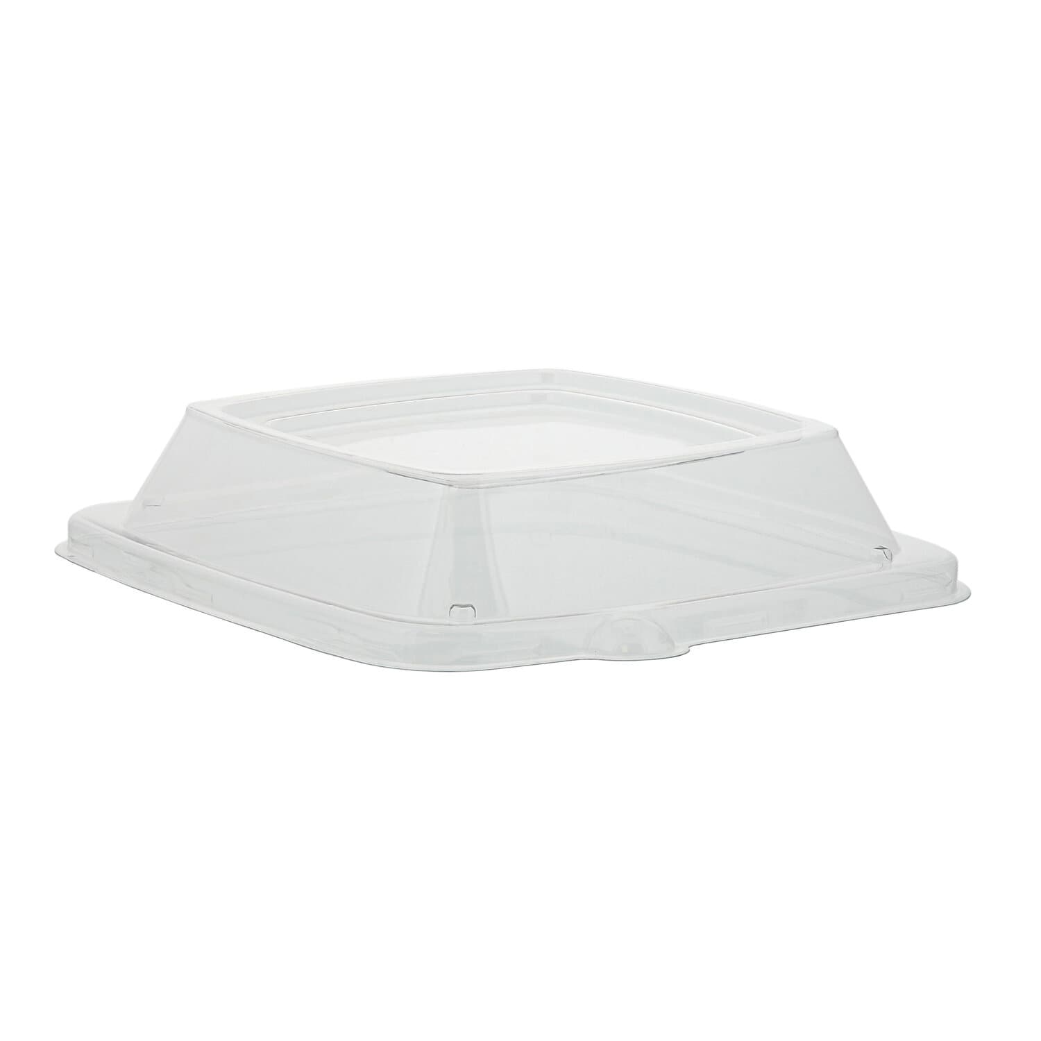 PrimeWare® Lid Clear Square For 24 OZ Bowl Freezer Safe 75 Count/Pack 4 Packs/Case 300 Count/Case