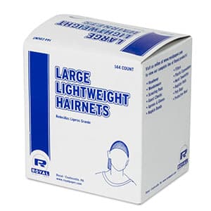 Hairnet 28 IN Dark Brown Lightweight 144 Count/Pack 20 Packs/Case 2880 Count/Case