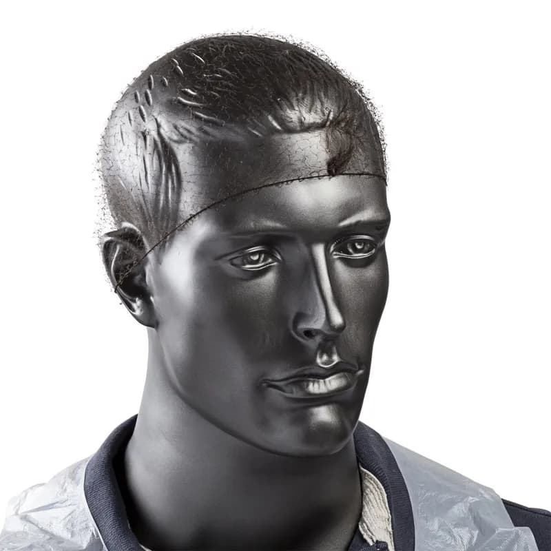 Hairnet 28 IN Dark Brown Lightweight 144 Count/Pack 20 Packs/Case 2880 Count/Case