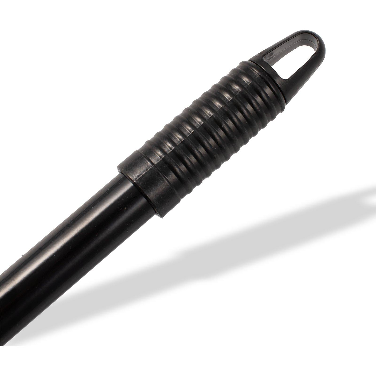 Mop Handle 0.94X60 IN Black Powder Coated Metal Heavy Duty 1/Each