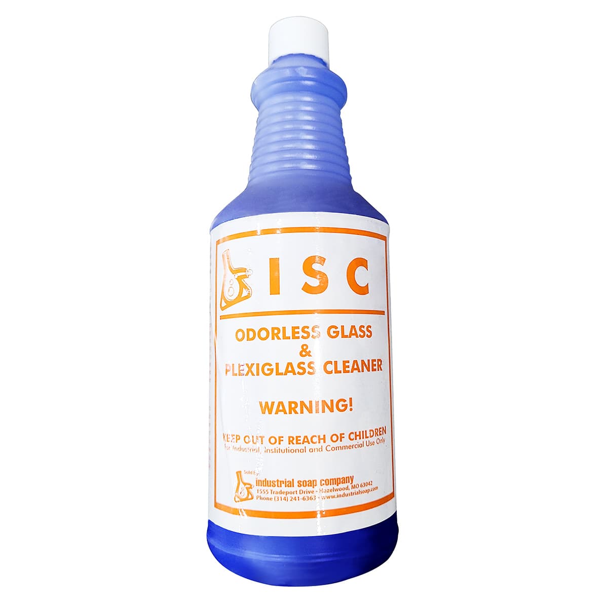 ISC Odorless Glass Cleaner 32 OZ Glass Plexiglass 12/Case