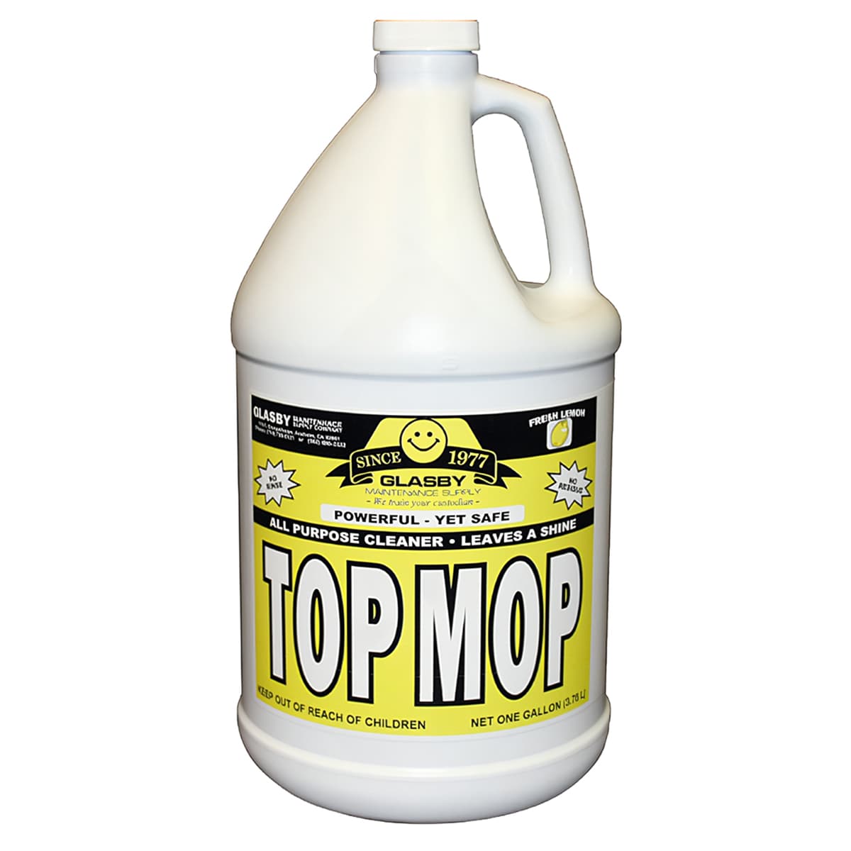 Lemon Damp Mop Floor Neutralizer 1 GAL Liquid 4/Case