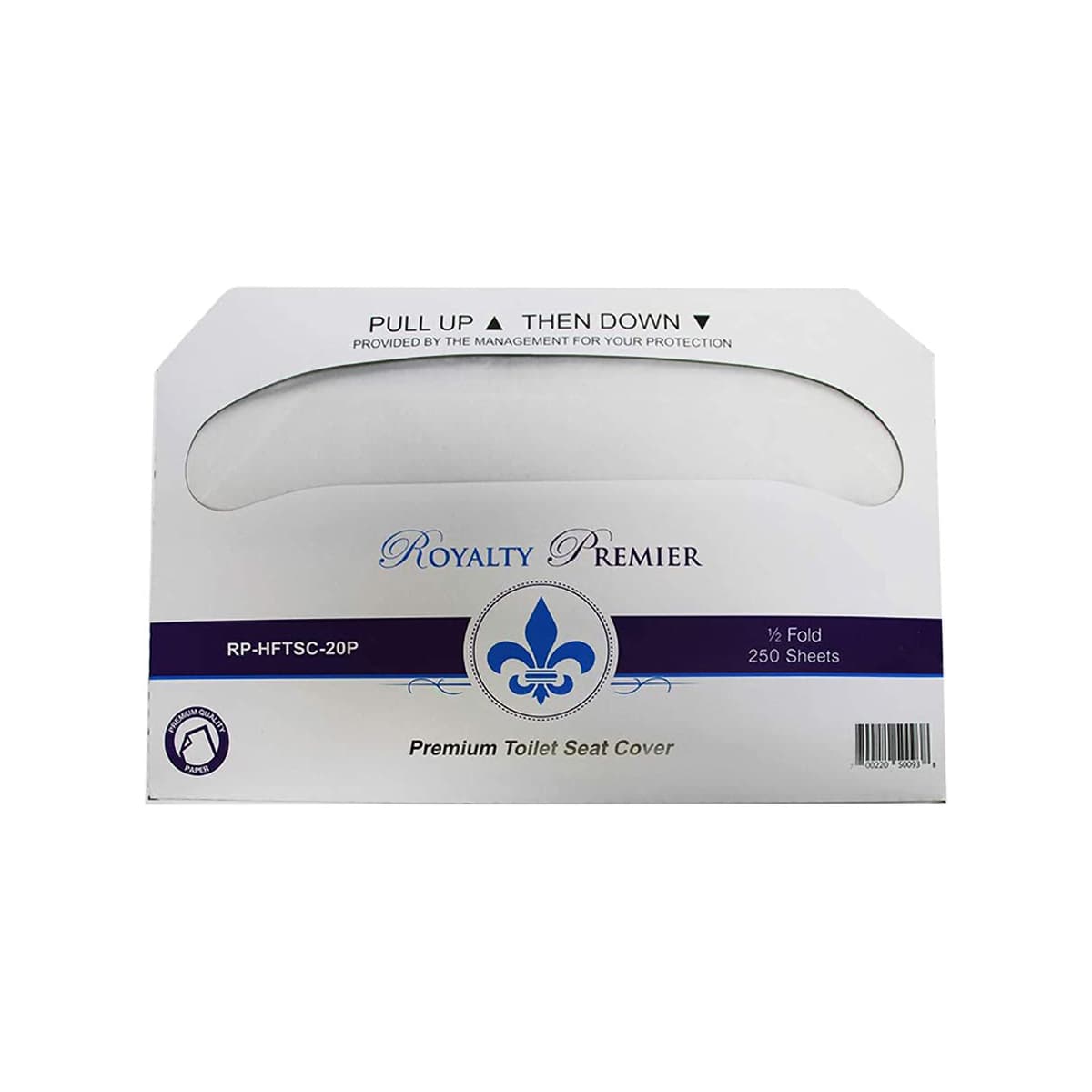 Toilet Seat Cover White Half-Fold 5000/Case