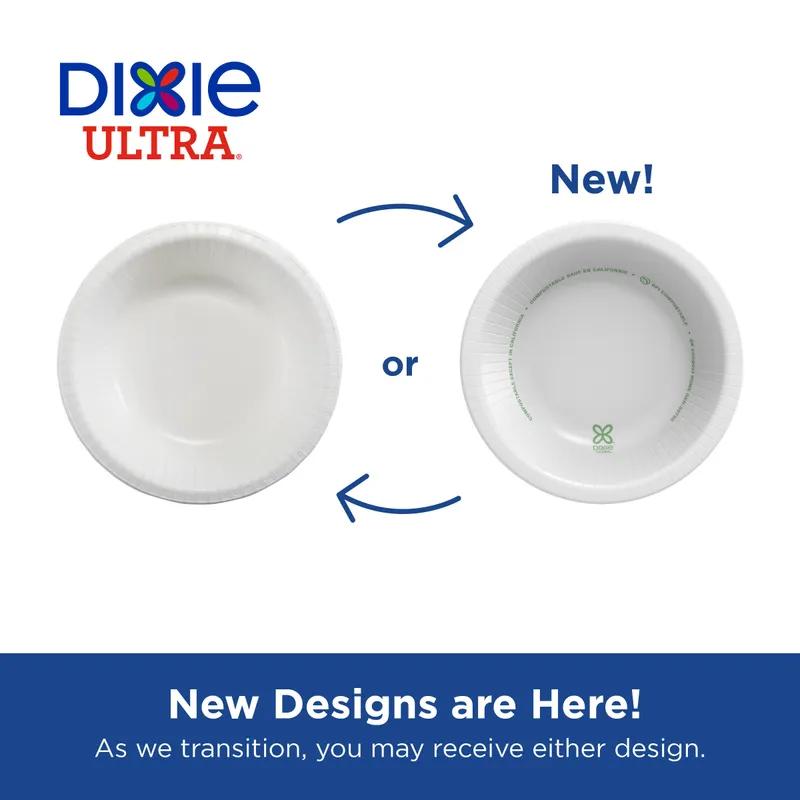 Dixie® Ultra Bowl 12 OZ Paper White Heavy 1000/Case