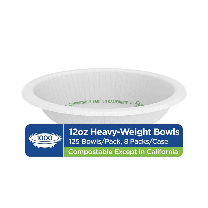 Dixie® Ultra Bowl 12 OZ Paper White Heavy 1000/Case