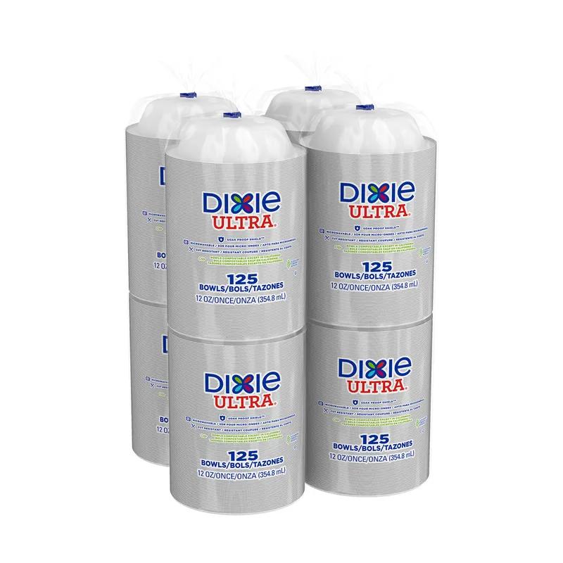 Dixie® Ultra Bowl 12 OZ Paper White Heavy 1000/Case