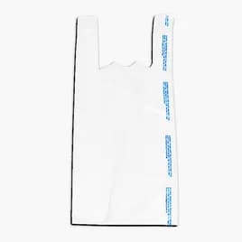Bag 12X8X24 IN HDPE 0.65MIL White FDA Compliant 1000/Case