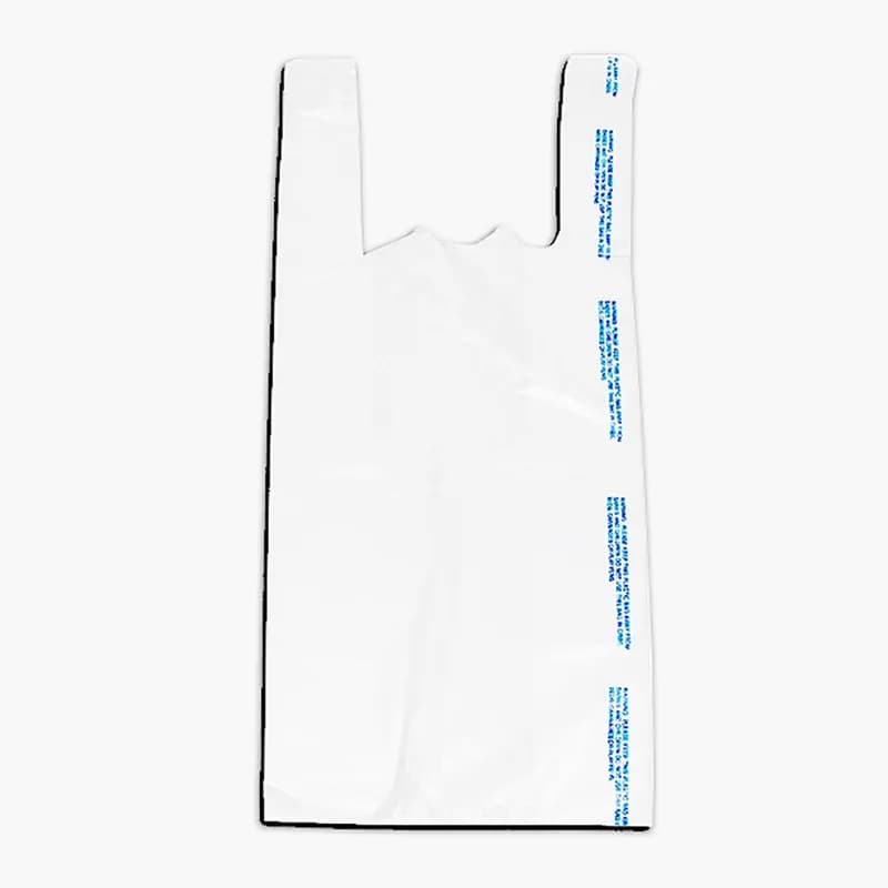 Bag 12X8X24 IN HDPE 0.65MIL White FDA Compliant 1000/Case