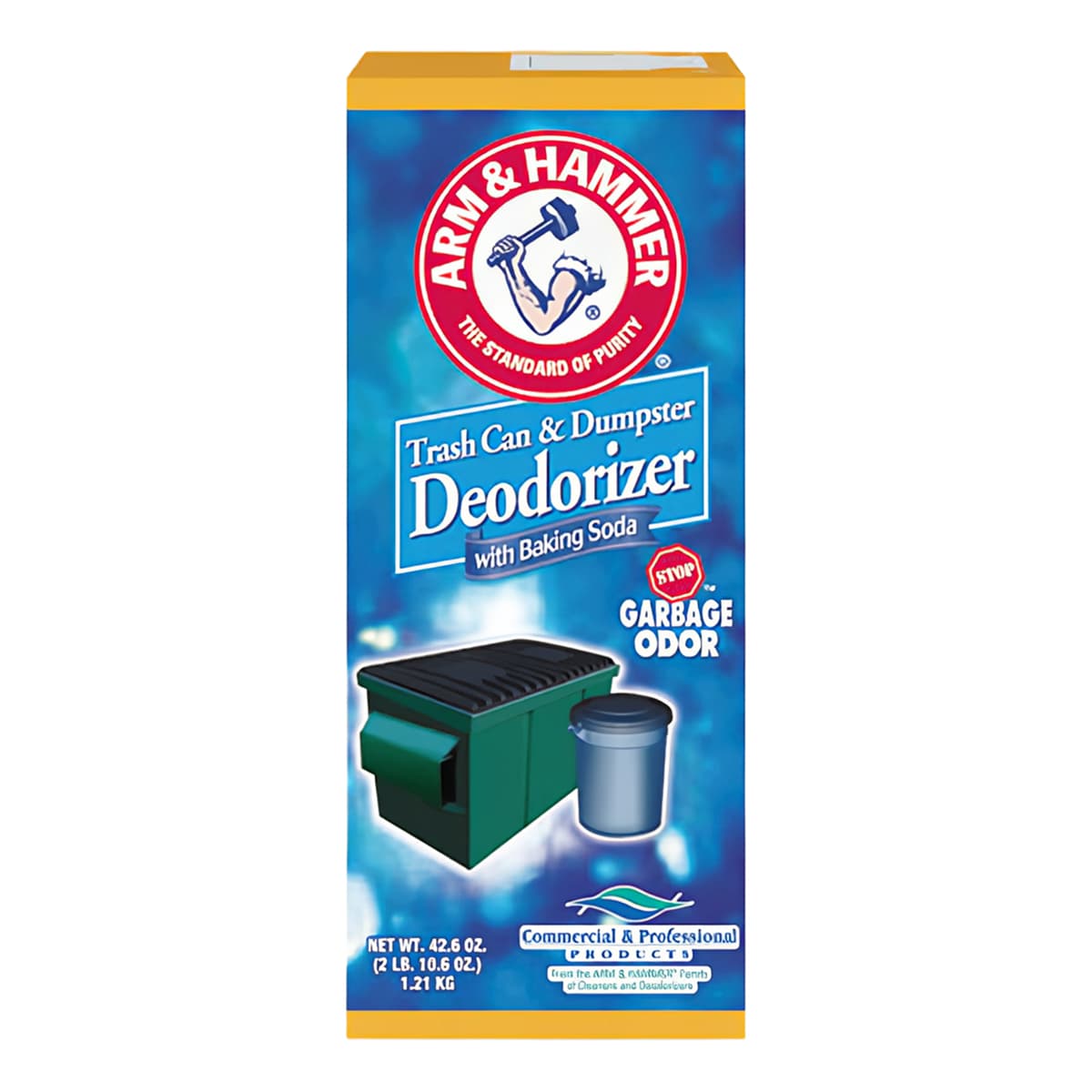 Arm & Hammer Dumpster & Trash Deodorant Original Scent Powder 2.663 LB 9/Case