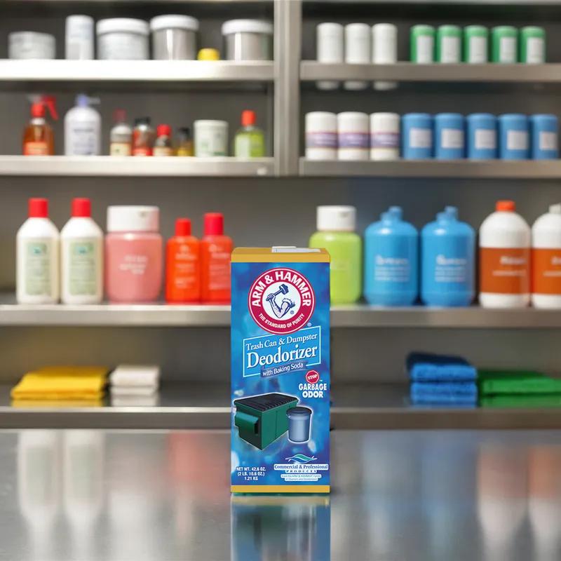 Arm & Hammer Dumpster & Trash Deodorant Original Scent Powder 2.663 LB 9/Case